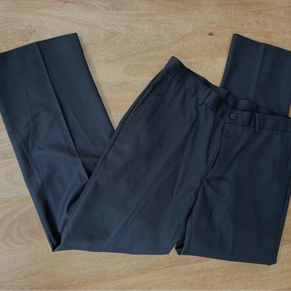 JOHN HENRY Mens black dress pants - Size 34 x 30. - Picture 1 of 8